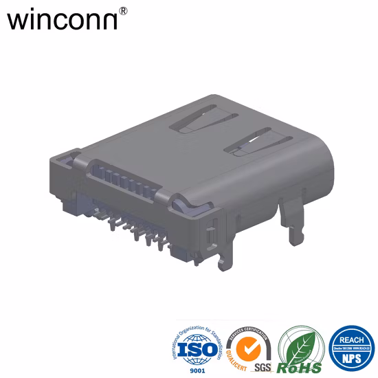 Fabricação USB VGA HDMI DVI Cabo Pino do chicote de fios Terminal FPC à prova d'água Wafer RF RJ45 D-SUB Connector